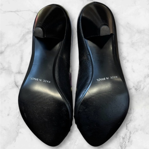 💟💎Vianni Vintage Black Leather High Heels - Picture 7 of 15